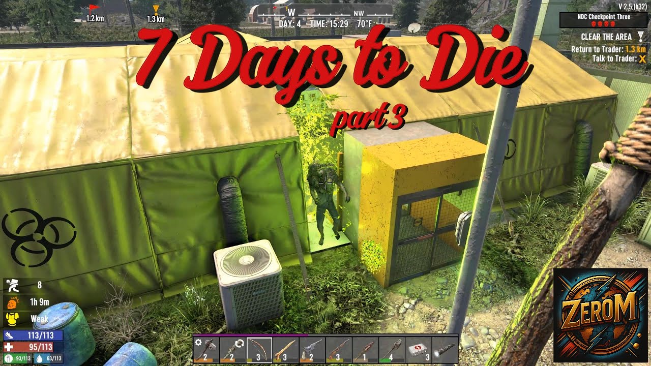 7 Days to Die V2.5 Gameplay in 4K part 3 (No Commentary)