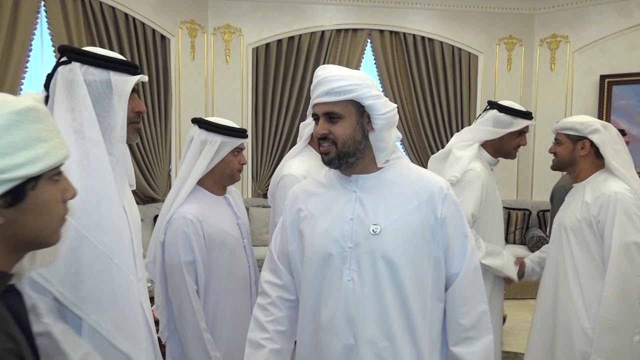 زيارة سمو الشيخ  ذياب بن محمد بن زايد لناصر مشبب العتيبي 2