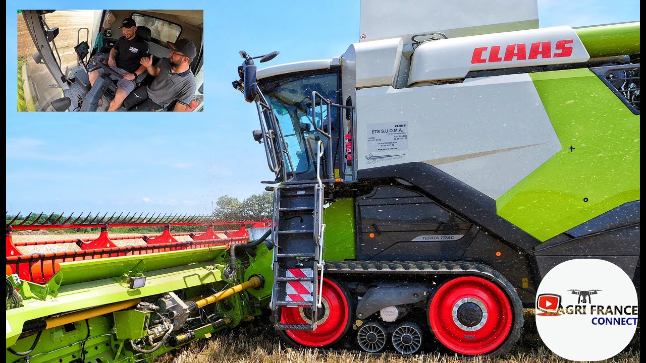 🇫🇷 EMBARQUER avec moi sur la nouvelle LEXION 7500 TT 🤩 @CLAASFrance @claas_global