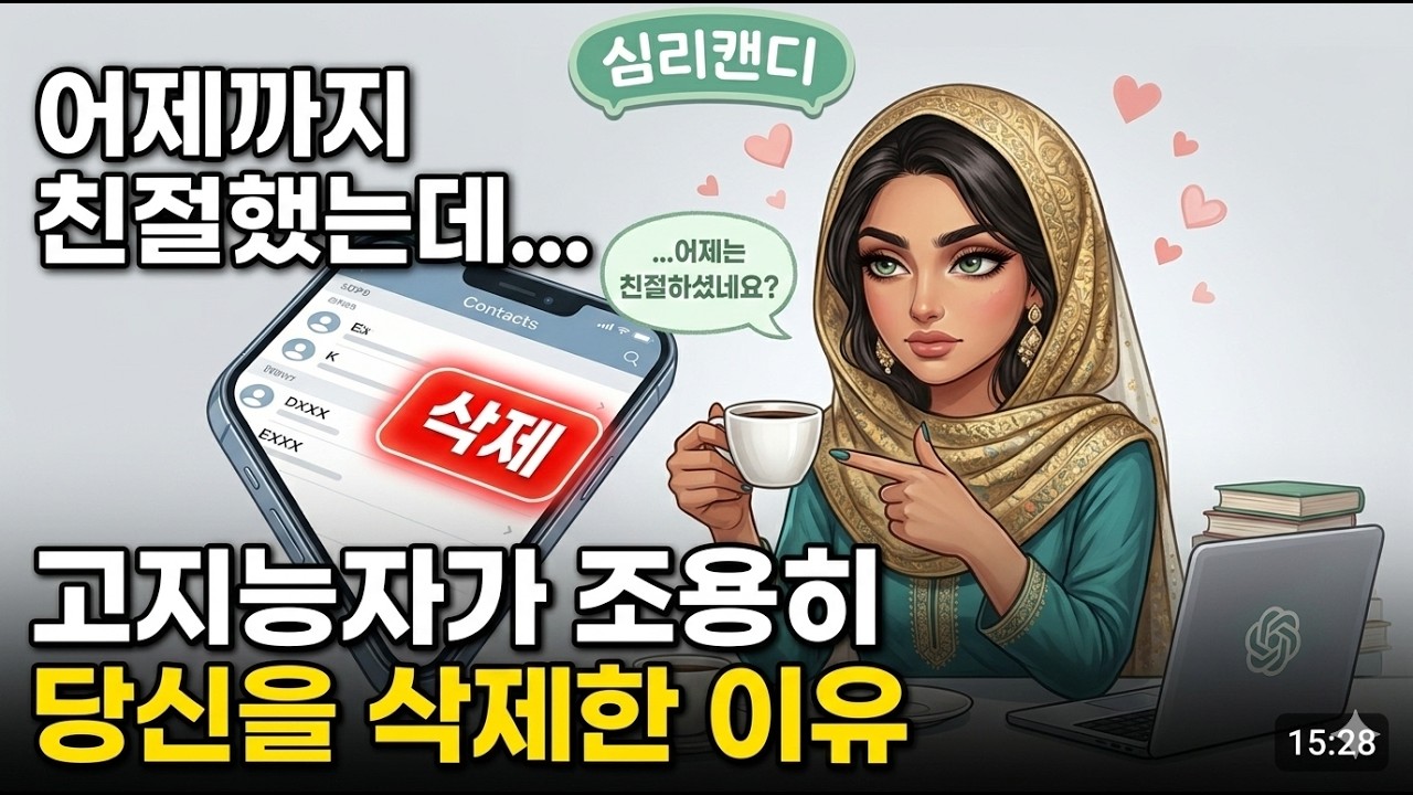 똑똑한 사람들이 나이가 들수록 친구를 정리하는 이유 🍂☕     