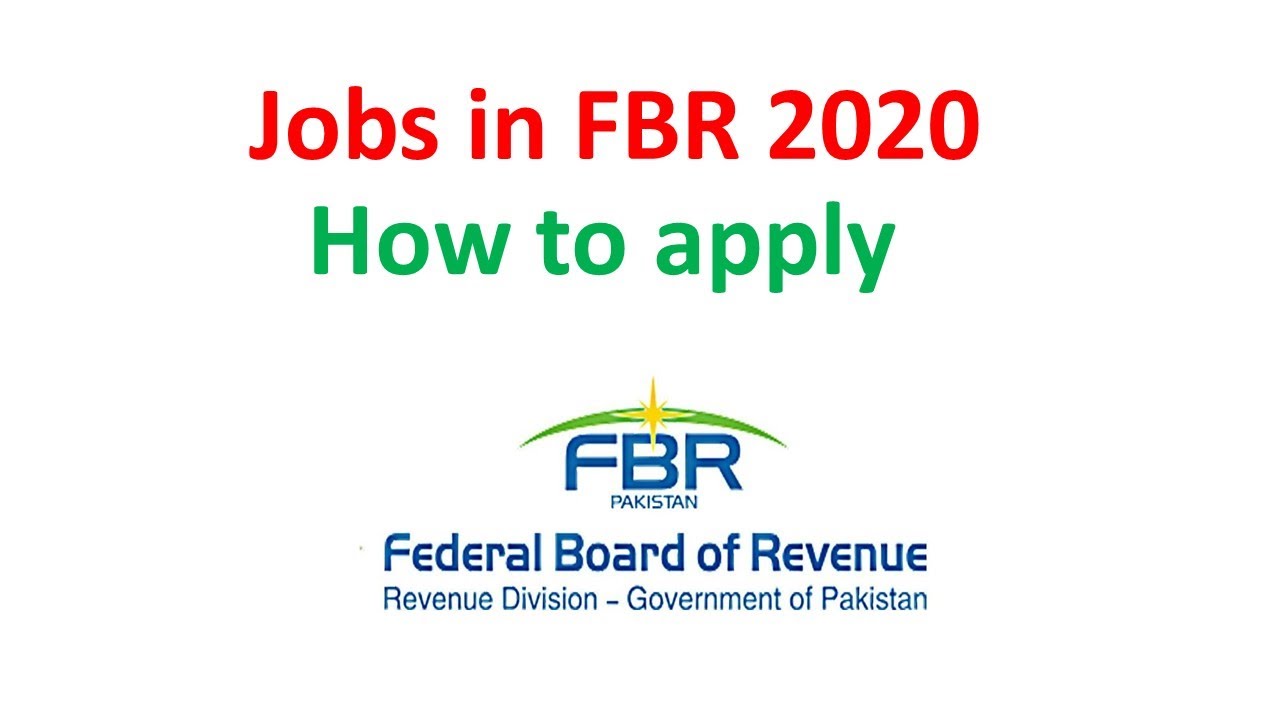 FBR Jobs October 2020 | How to apply | Requirement for Job #JobsinFBR2020