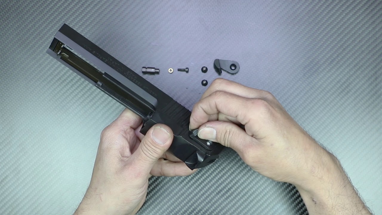 Tokyo Marui  Desert Eagle assembly and disassembly part 1 of 5  Slide disassembly