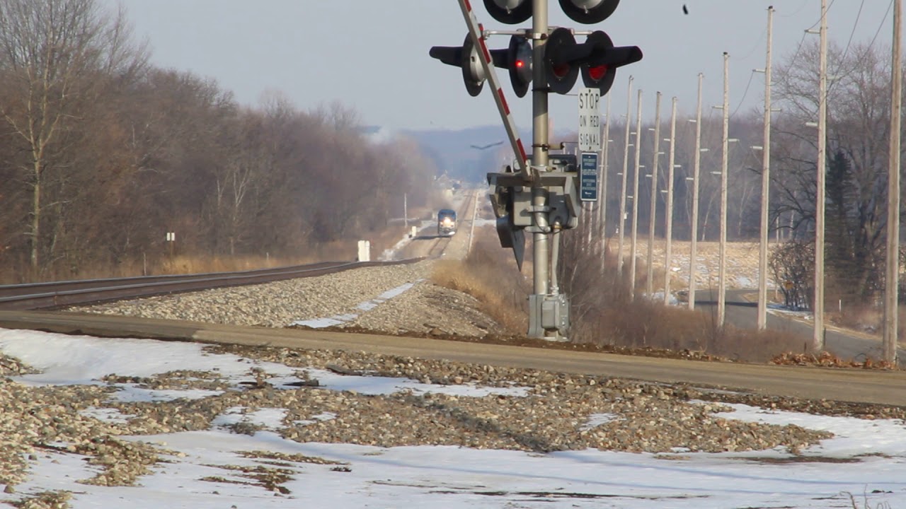 High Speed Trains, Amtrak Wolverine in Southern Michigan