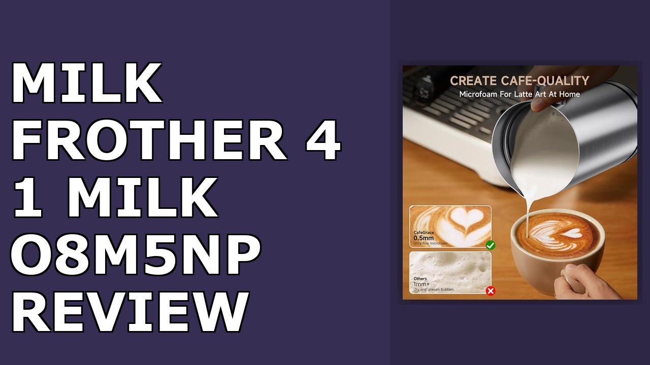 Milk Frother, 4 in 1 Milk Frother and Steamer with Two Whisks, Frothing Whisk and Heating Review