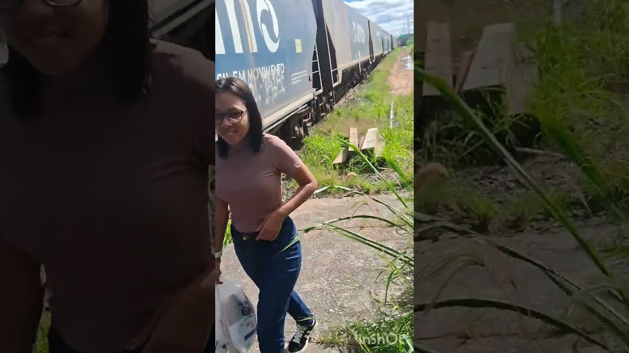 Trens da Rumo Vli e Mrs passando hj em Zst de manhã maquinistas gente boa de mais na parte da manhã 