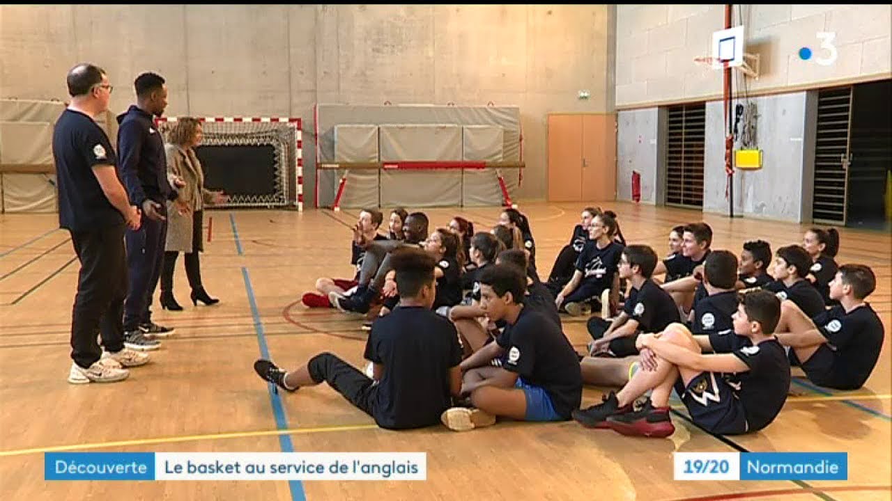 Anglais et basket  US au collège près de Rouen