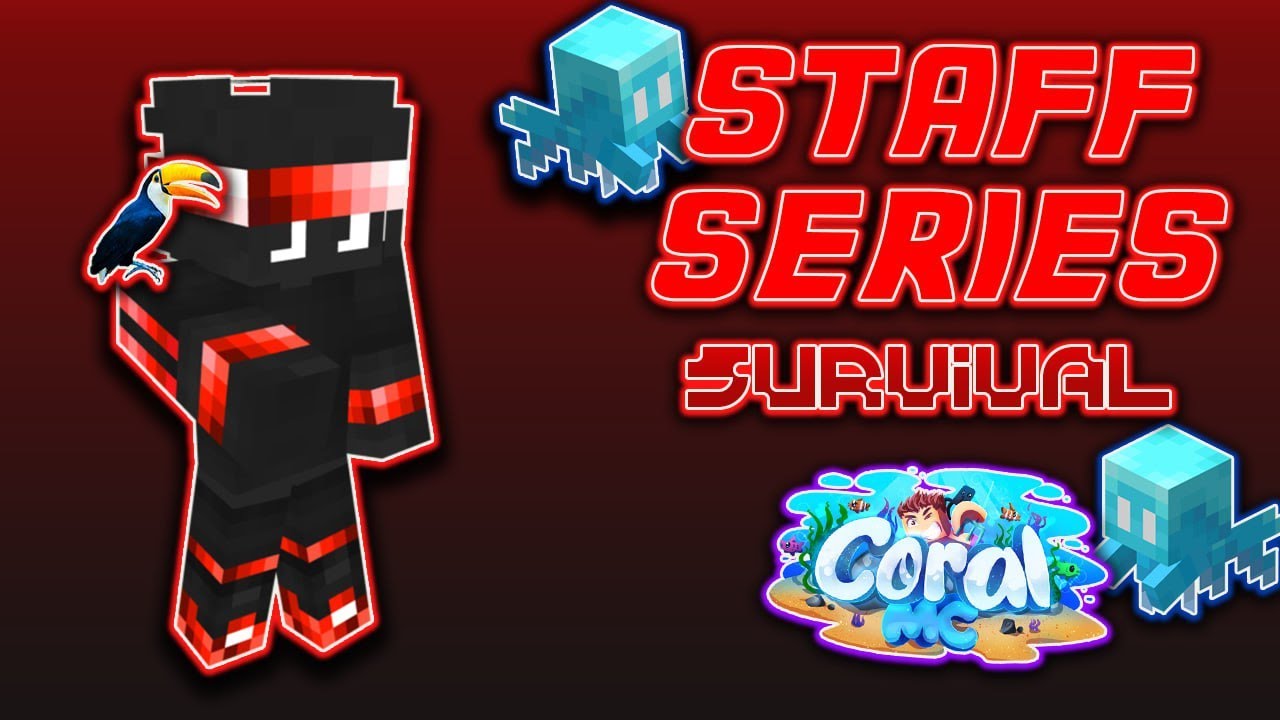 VIP CHE USANO XRAY E GENTE CHE BAN EVADE | CoralMC Survival Staff Series #1