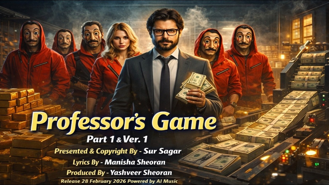 Professor’s Game | Hip Hop Song | Money Heist inspired Song | Part 1 | Lyrcis By Manisha Sheoran
