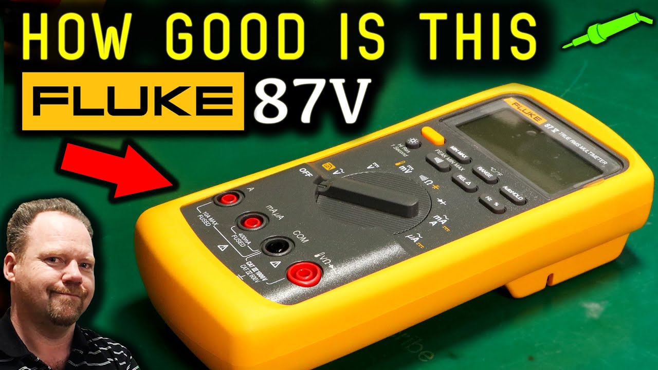 🔴 Fluke 87V Industrial True RMS Multimeter Review - Sponsored by Pomona and Fluke - No.980