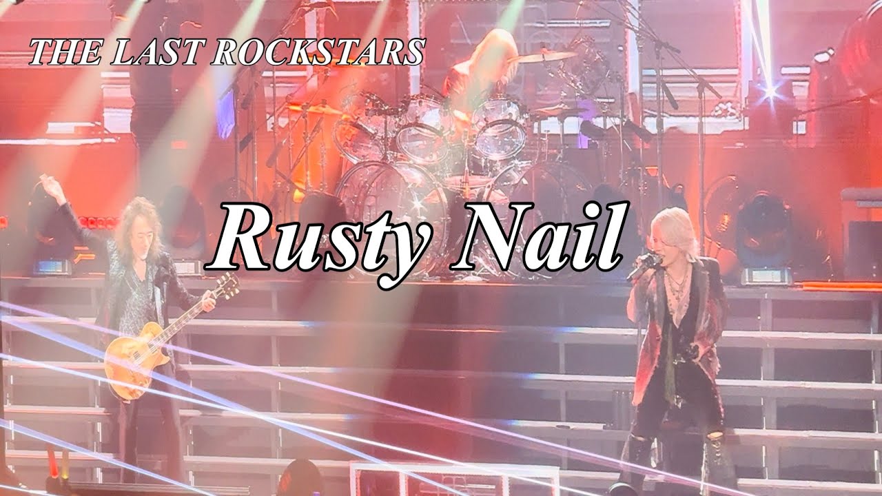 THE LAST ROCKSTARS   X JAPANのRusty NailでPATA登場が感動すぎる