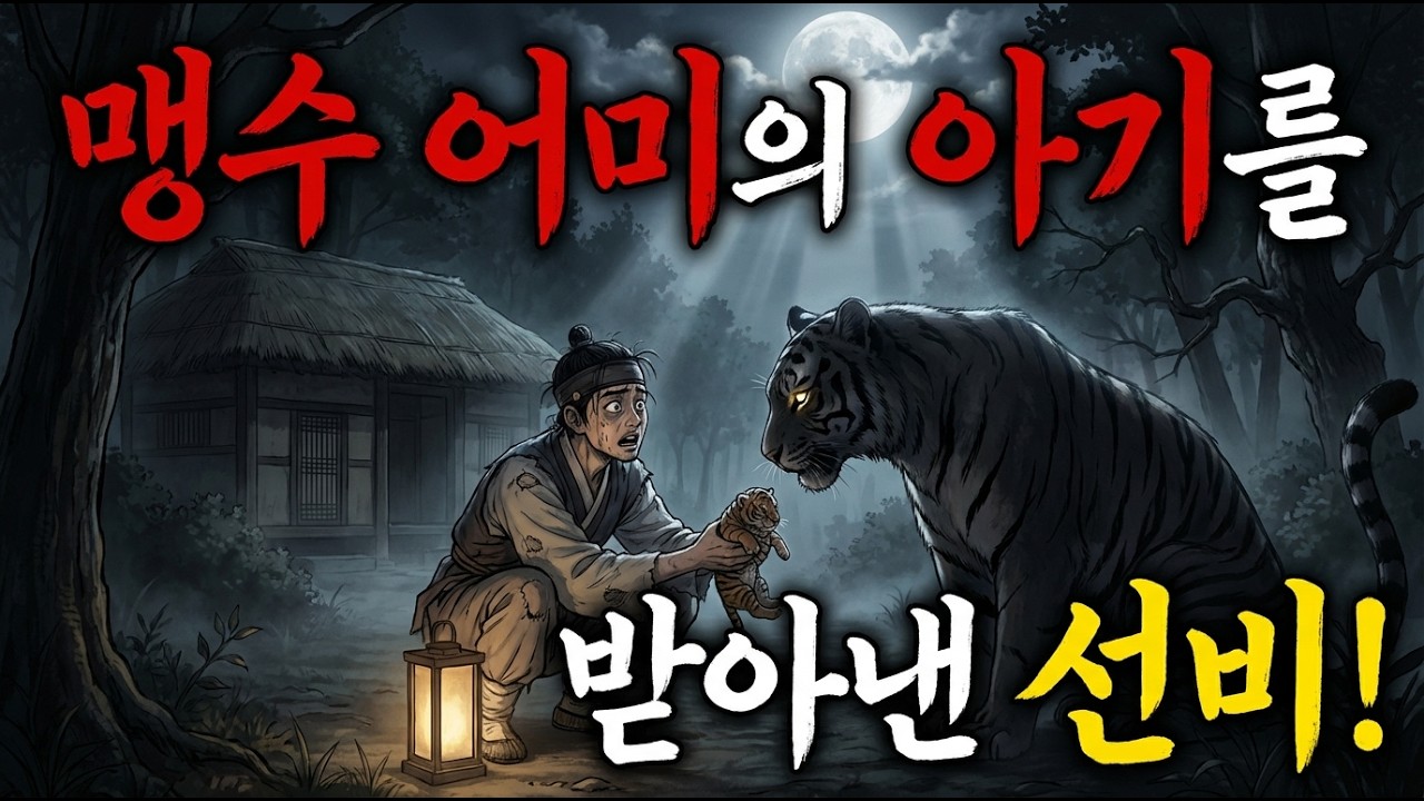 “죽어가던 호랑이를 살린 선비,새벽마다 집 앞에 쌓인 충격적인 선물”