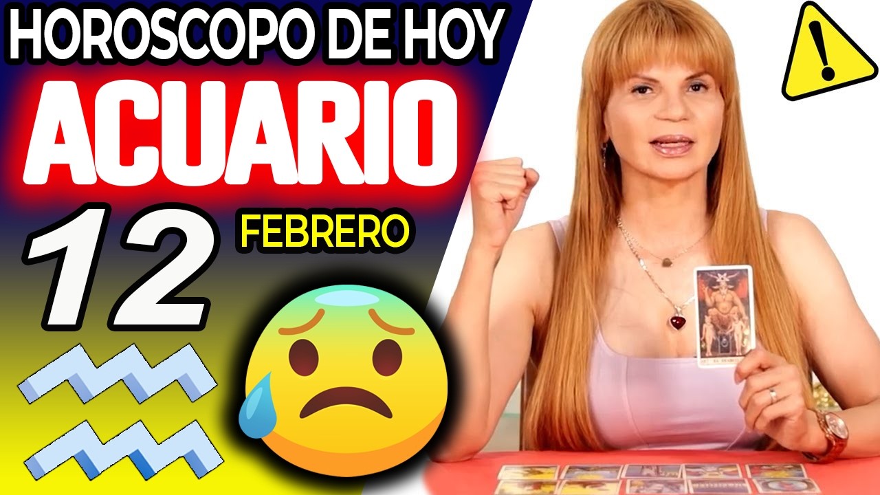ACUARIO ♒TE VA A DAR UN INFARTO❗️😰PROXIMAS 48 HORAS⏳ Horóscopo De Hoy 12 De Febrero 2026 | Mhoni