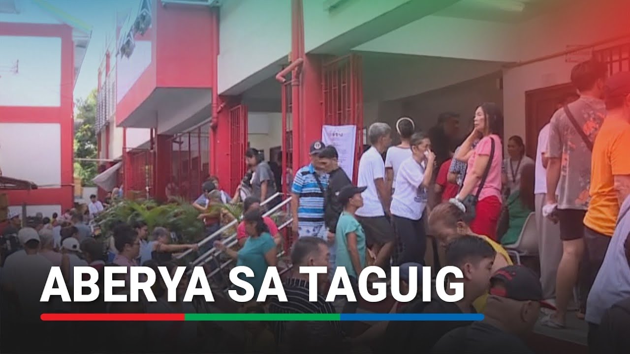 Halalan 2025: Aberya sa polling precinct sa Taguig | ABS-CBN News