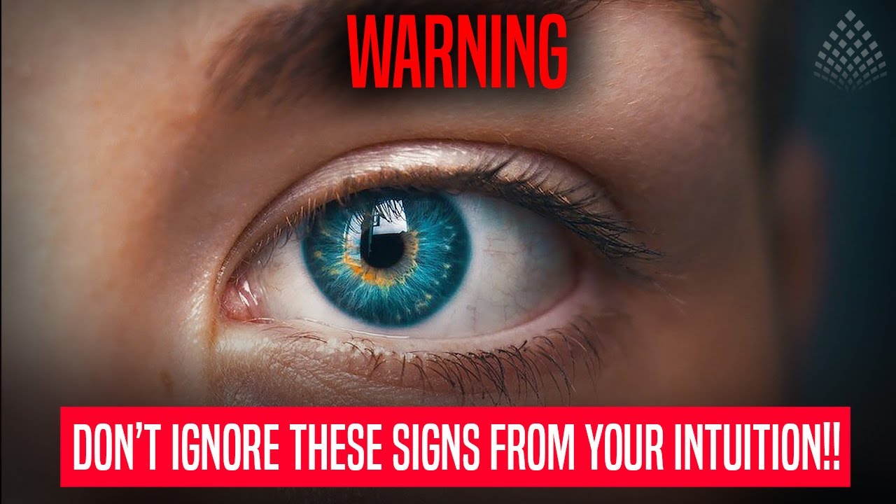 If you feel this, PAY CLOSE ATTENTION!! [Do not ignore these signs from your intuition!]