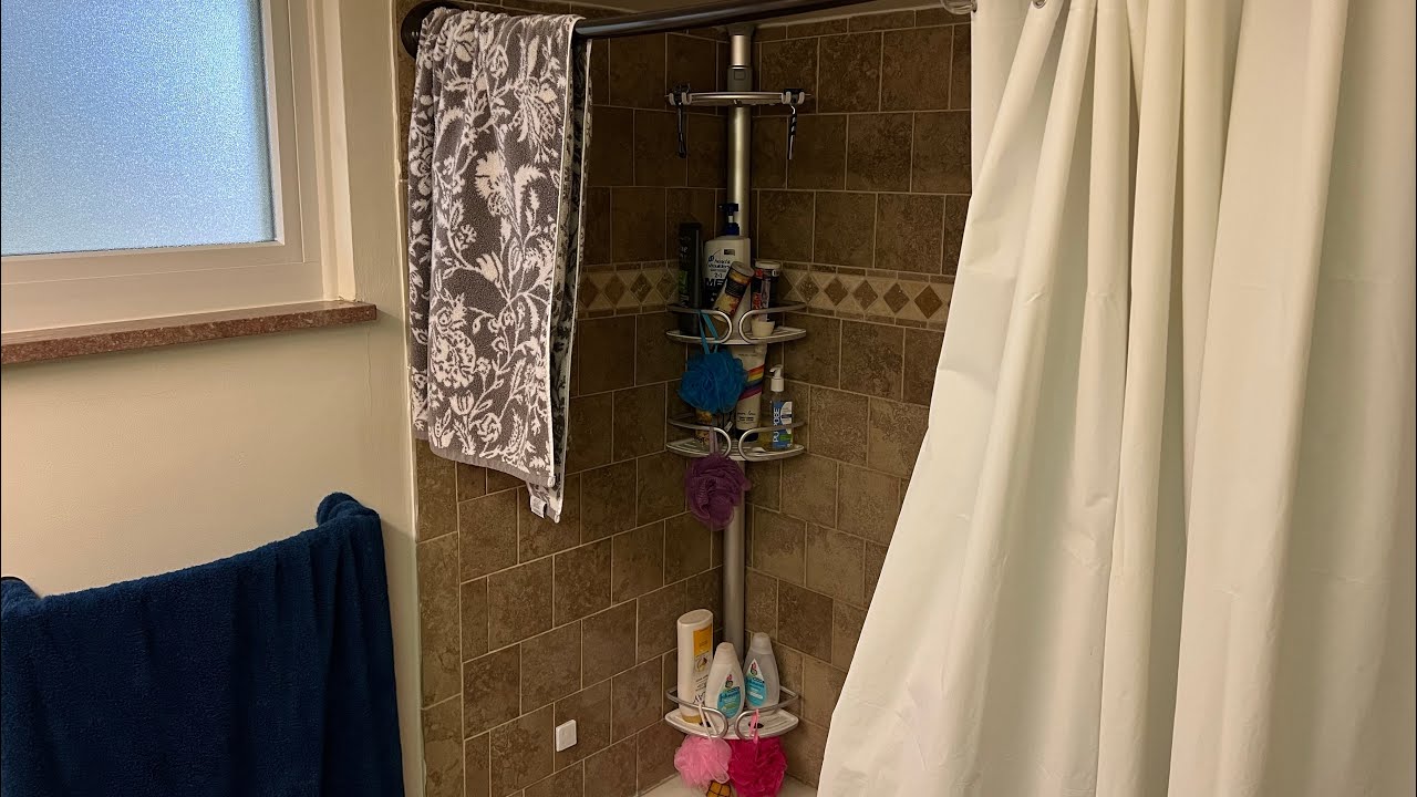 OXO Good Grips Quick Extend Aluminum Pole Shower Caddy Review (last one you’ll ever need to buy!!)