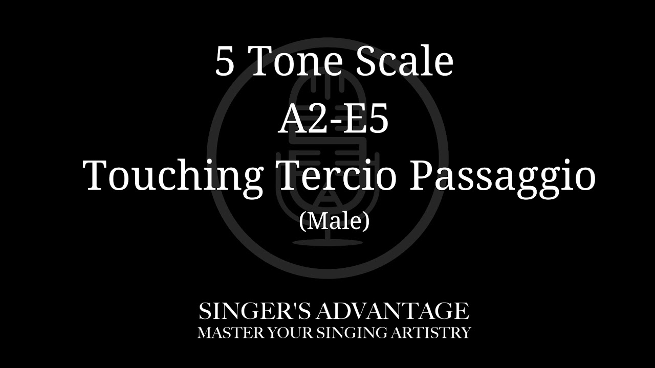 5 Tone Scale A2-E5 Touching Tercio Passaggio Male