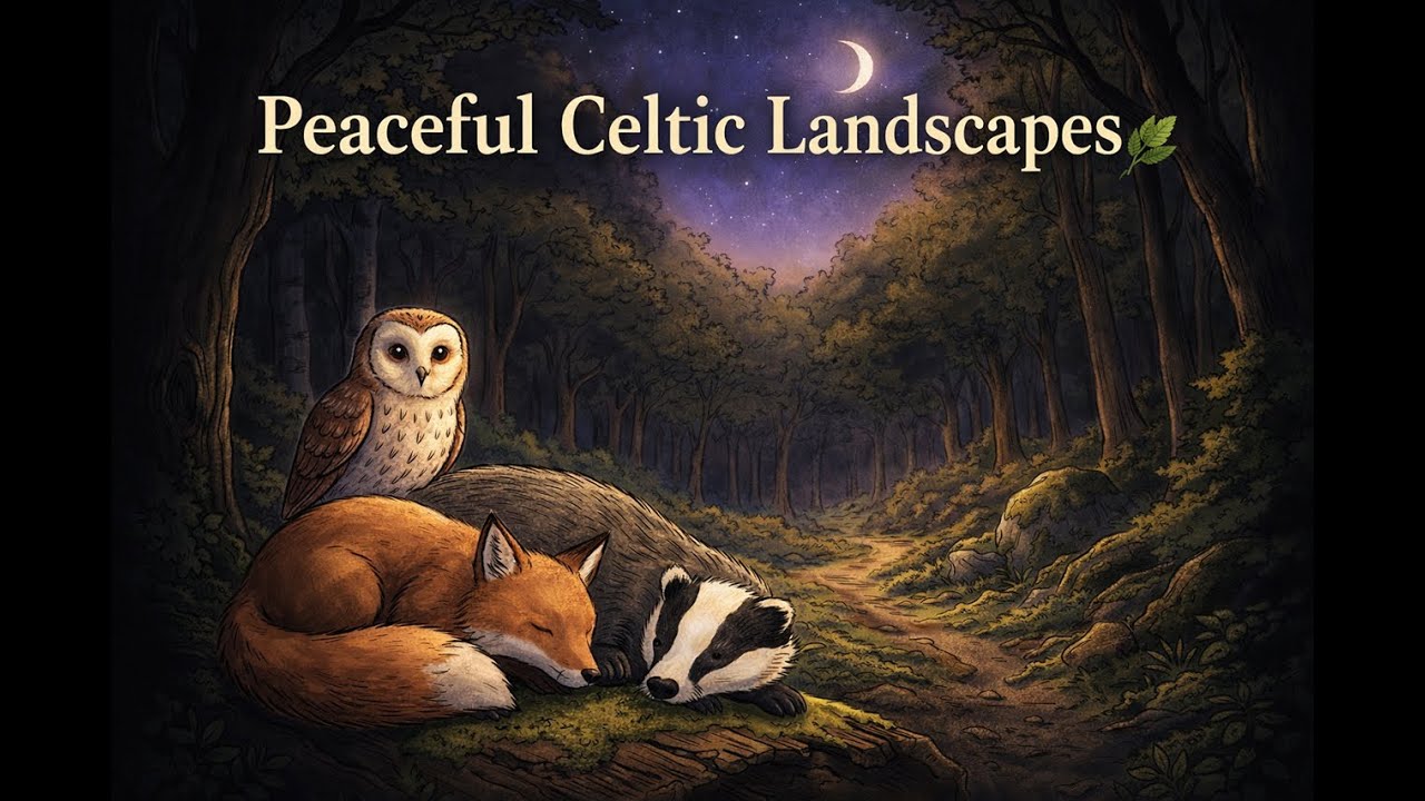 Peaceful Celtic Landscapes 🌿 Gentle Ambient Music for Relaxation & Calm