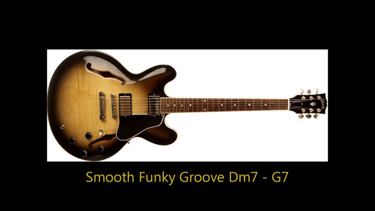 Smooth Funky Groove Dm7 - G7 long backing track