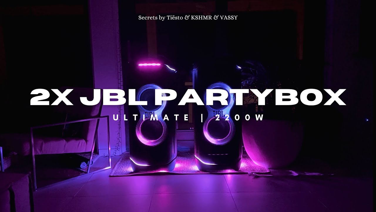 2X JBL Partybox Ultimate | Bass / Sound Test | Secrets