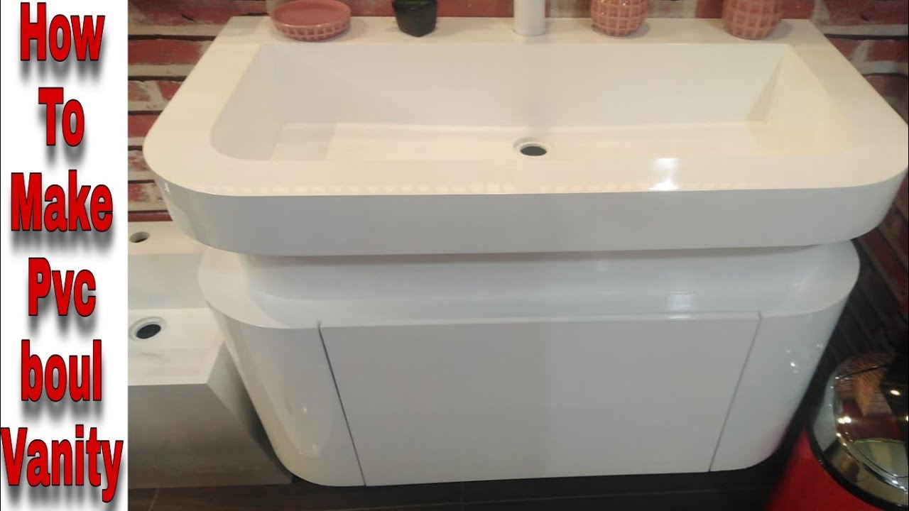 How to make a beautiful pvc boul vanity || Size 32