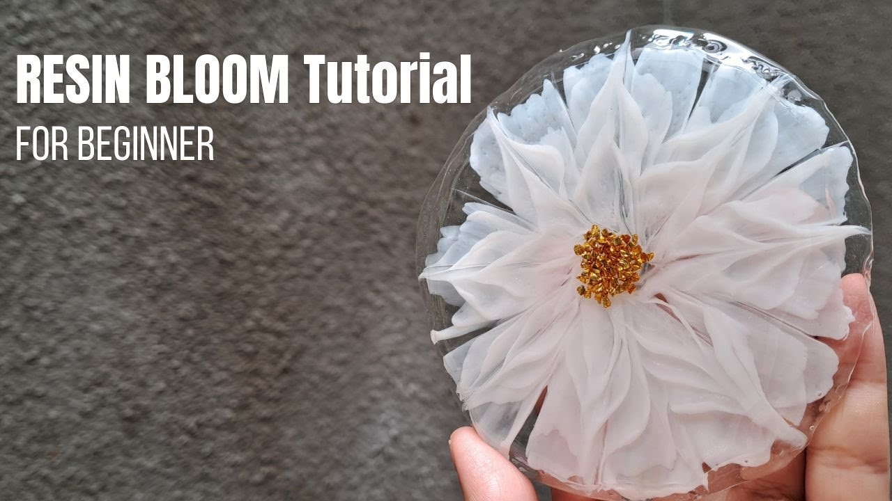 RESIN BLOOM Tutorial for Beginner (Simple and Easy)