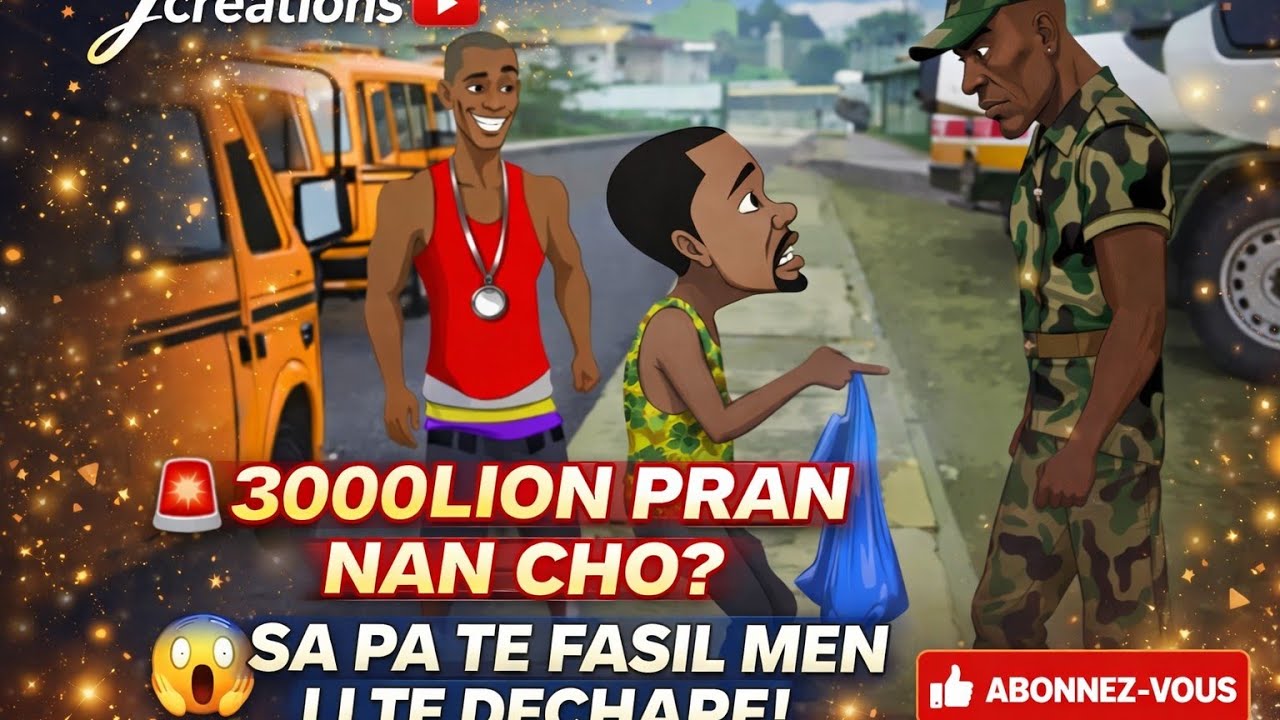 🚨 3000LION PRAN NAN CHO?😱SA PA TE FASIL MEN LI TE DR&Ograve;L ! 🤣💥 (VIN W&Egrave; KISA K PASE ) #HaitianComedy