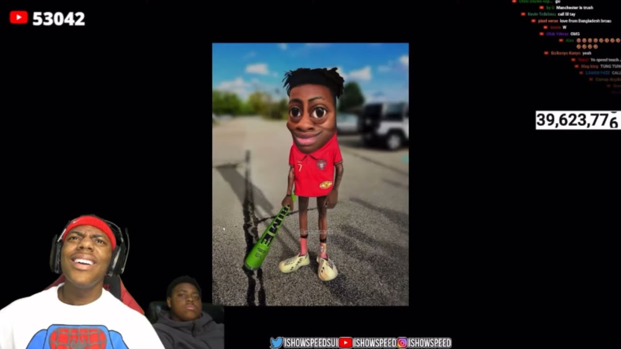 iShowSpeed Reacts To Him Turning Into The 