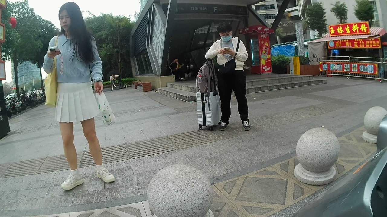 街拍美女#街拍#黑丝