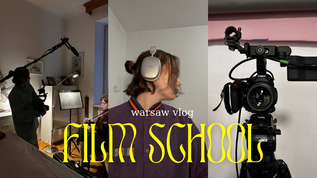 film student life in Poland🎬🇵🇱