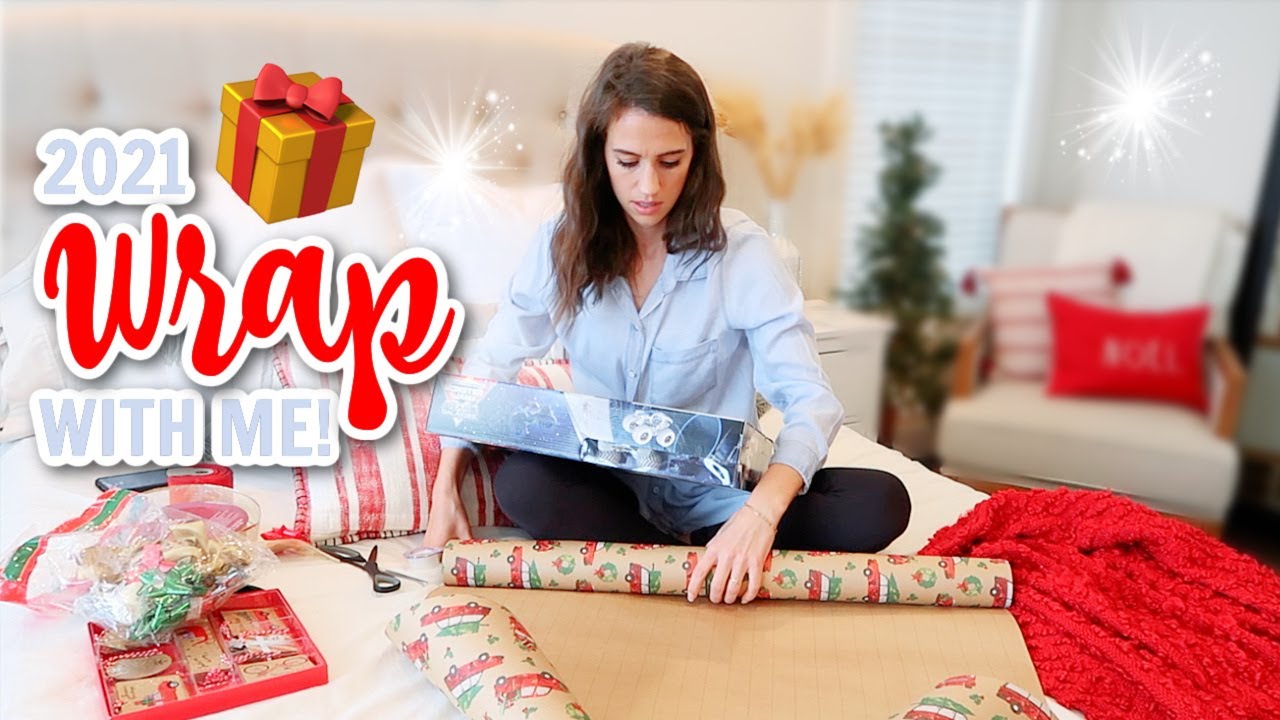 WRAP CHRISTMAS PRESENTS WITH ME 2021 // WHAT I GOT MY KIDS FOR CHRISTMAS  // Simply Allie