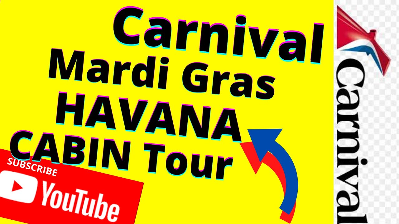 Carnival Mardi Gras Havana Cabin Tour HD
