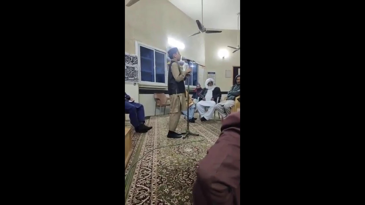 ماشاءاللہ چھوٹے سے مقرر نے سماں باندھ دیا حافظ حذیفہ عتیق