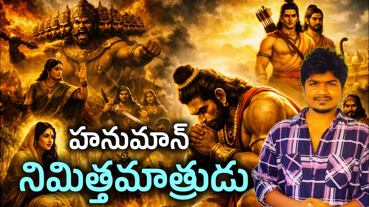  😏 నేనే లేకపోతే అన్న భ్రమ ఎలా కూలిపోయిందో – హనుమంతుడు చెప్పిన మహాసత్యం🔥లంక దహనం వెనుక నిజం #hanuman