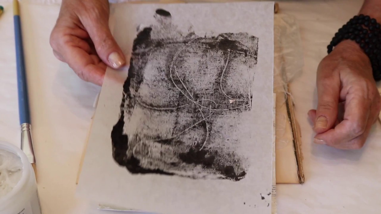 Mixed Media Art - 3 Ways to Use Mono Prints in Mixed Media Art