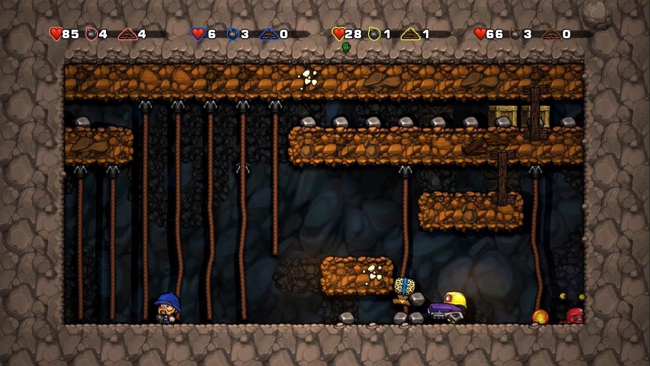 Spelunky Deathmatch GamePlay
