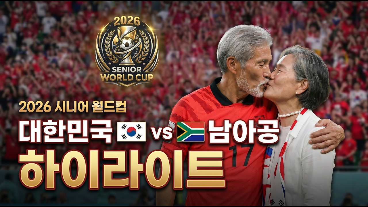 [2026 시니어 월드컵] 2차전 대한민국 vs 남아프리카공화국 2분 하이라이트