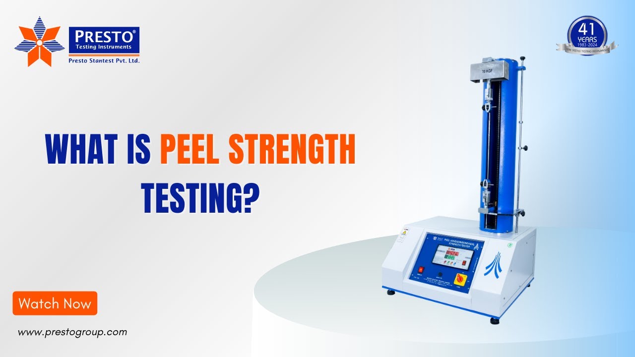 Peel Tester: Unveiling Precision in Material Adhesion Testing | presto group