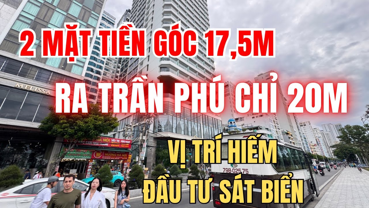 💥2 mặt tiền góc cách mặt biển Trần Phú chỉ 20m, đầu tư Quá Hiếm tại Nha Trang | Nhà đất Nha Trang