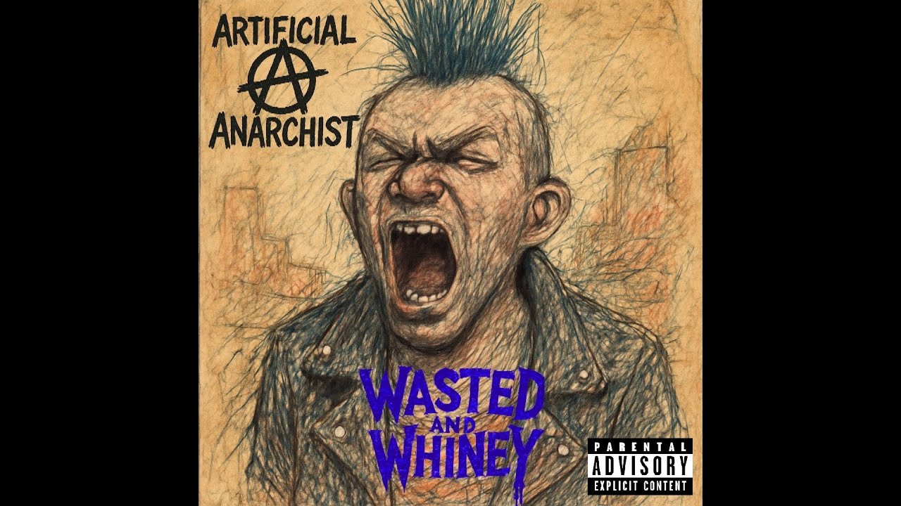 Artificial Anarchist - Wasted & Whiney AI GENERATED OLD SCHOOL PUNK ALBUM