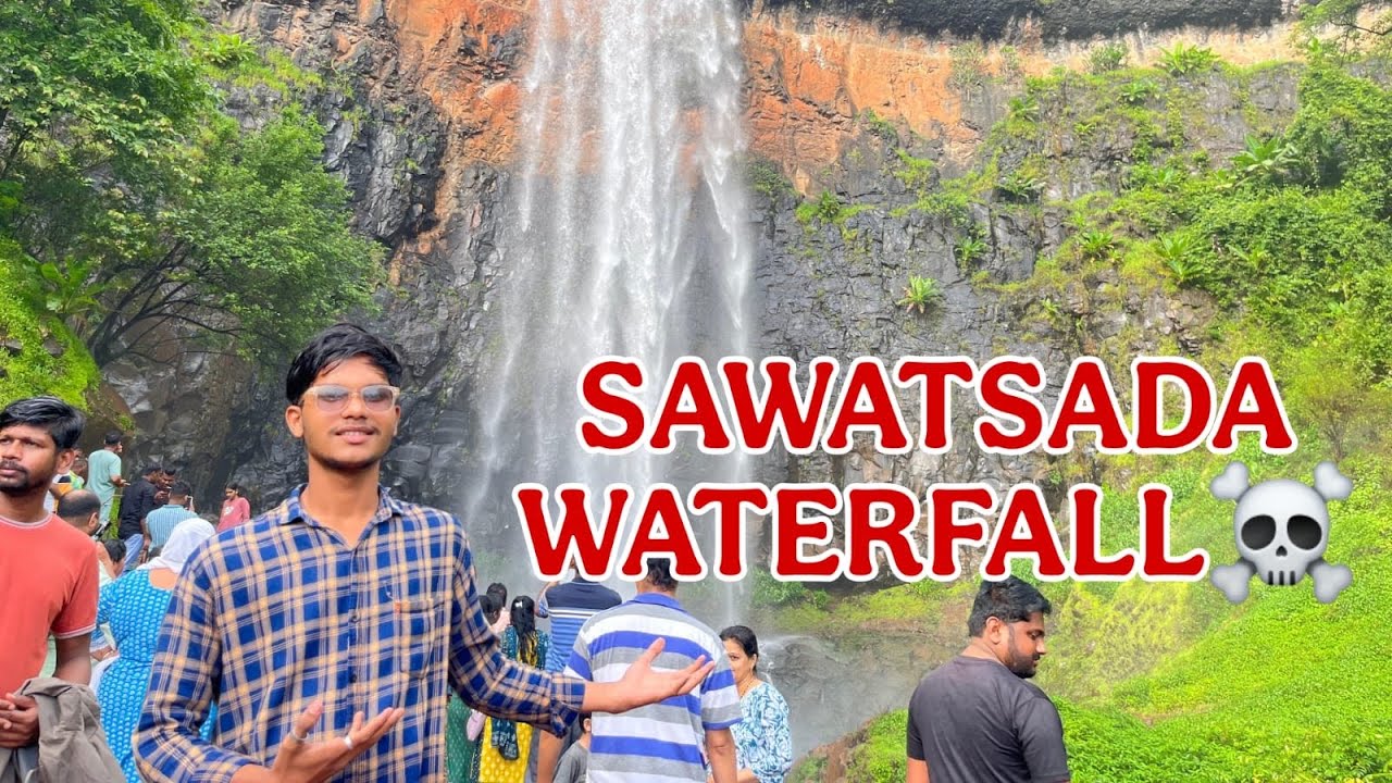 Most dangerous waterfall In Ratnagiri😳 || Sawatsada Waterfall Chiplun || Heyynihal