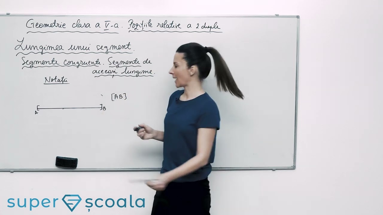 Clasa a V-a - Lungimea unui segment. Segmente congruente. Segmente de aceeasi lungime.