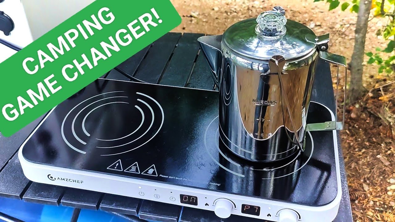 LOVE THIS THING! The AMZCHEF Dual induction cooktop with griddle. Full Review!