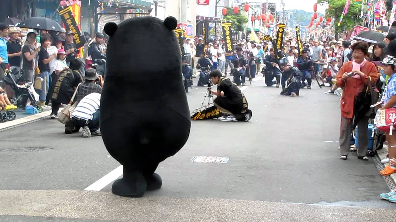 【130万回再生!】くまモン，撃たれる!?