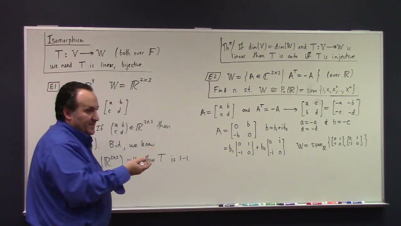 Guest Lecture: isomorphism and fun with algebras, 11-10-23