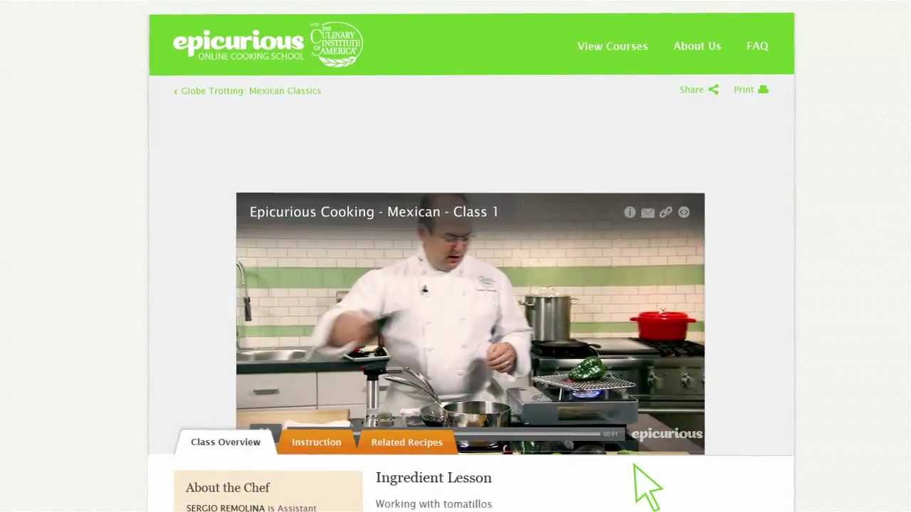Announcing the Epicurious Online Cooking School