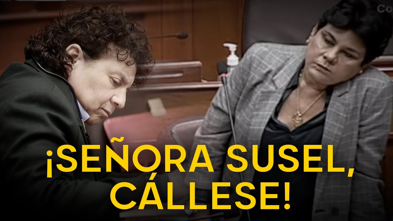 Norma Yarrow manda a callar a Susel Paredes frente a vicepresidenta en plena interpelación