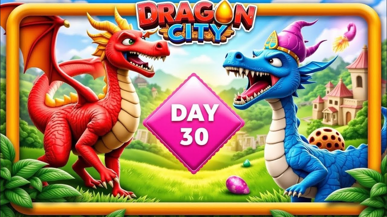 Dragon City Day 30– Epic PvP Battles & Dragon Team Power-Up!⚔️ F2P Mobile Gameplay (No Commentary)