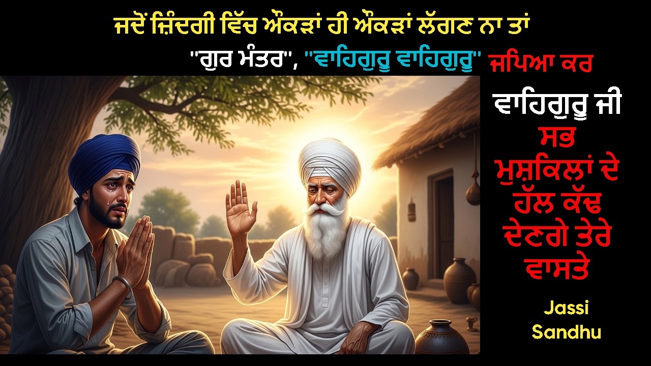 ਜਦੋਂ ਹਰ ਪਾਸੇ ਔਕੜਾਂ ਹੋਣ | ਸਿਰਫ਼ ਵਾਹਿਗੁਰੂ ਕਹੋ, ਸਭ ਠੀਕ ਹੋ ਜਾਵੇਗਾ | Zindagi De Sabaq