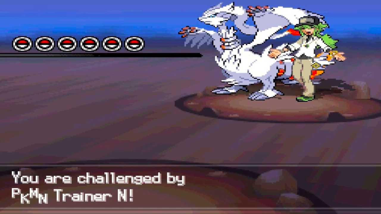 Pokemon Blinding White 2 - vs N (Hardcore Mode)