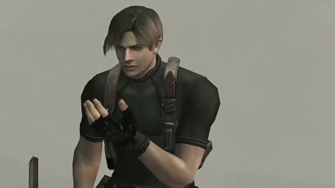 Leon coughs up blood | Resident Evil 4
